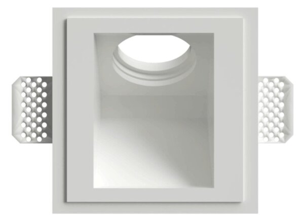 Segnapasso gesso lampadari bartalini ininreb 070 gu10 led parete verniciabile - Lampadari Bartalini Gesso