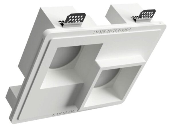 Faretto incasso lampadari bartalini obuc 2 fp42 gx53 led gesso verniciabile - Lampadari Bartalini Gesso