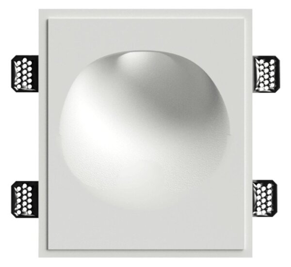 Segnapasso gesso lampadari bartalini nidor 037 gu10 led parete verniciabile - Lampadari Bartalini Gesso