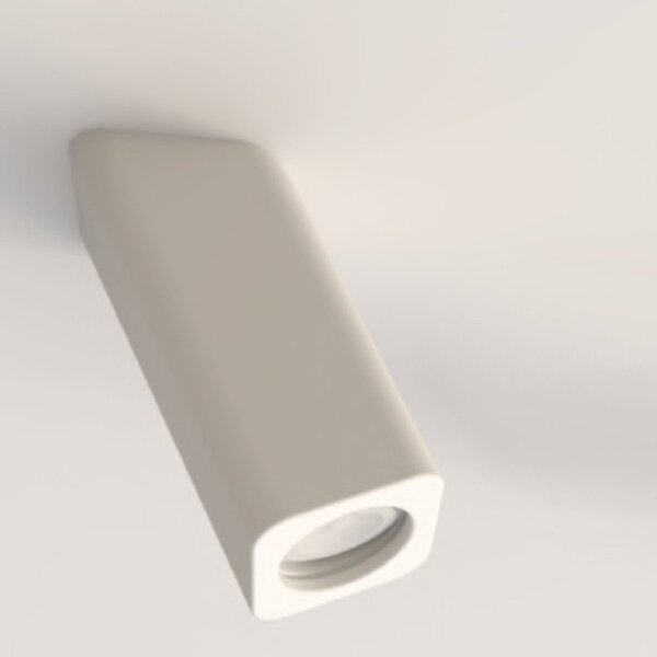 Faretto incasso lampadari bartalini inatalp qs10 gu10 led inclinato gesso verniciabile - Lampadari Bartalini Gesso