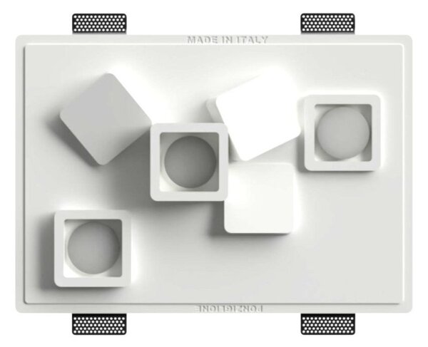 Faretto incasso lampadari bartalini ase fp26 gx53 led gesso verniciabile - Lampadari Bartalini Gesso