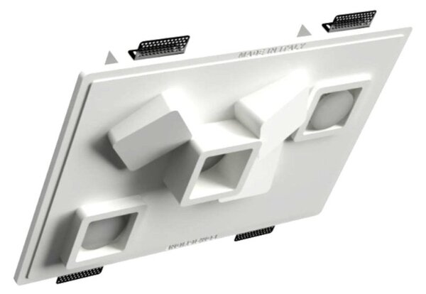 Faretto incasso lampadari bartalini ase fp26 gx53 led gesso verniciabile - Lampadari Bartalini Gesso