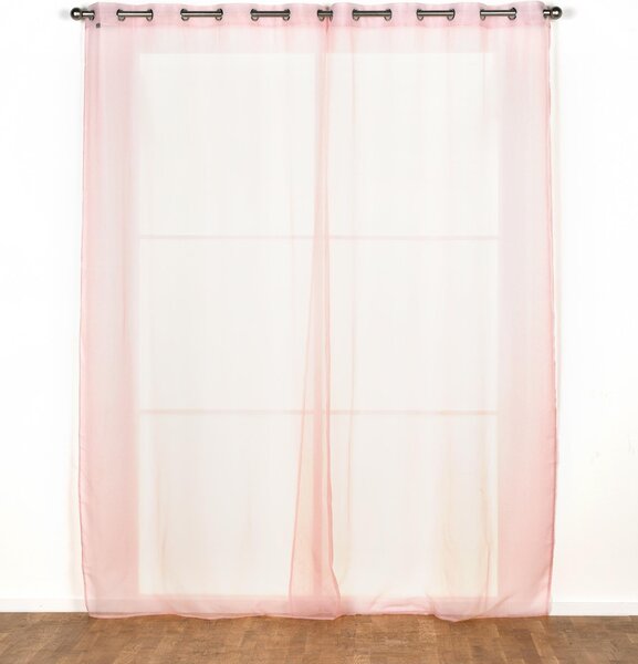 Tenda filtrante INSPIRE Polyone rosa occhielli 140x280 cm