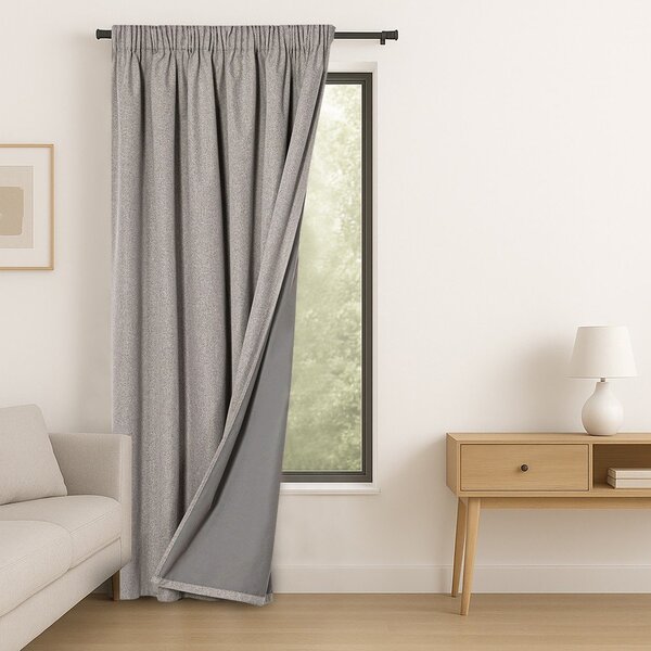 Tenda oscurante grigio tortora 140x250 cm Corita – Restilo
