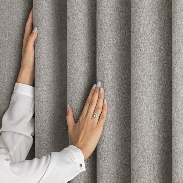 Tenda oscurante grigio tortora 140x250 cm Corita – Restilo
