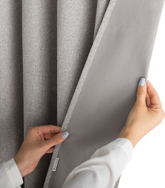 Tenda oscurante grigio tortora 140x250 cm Corita – Restilo