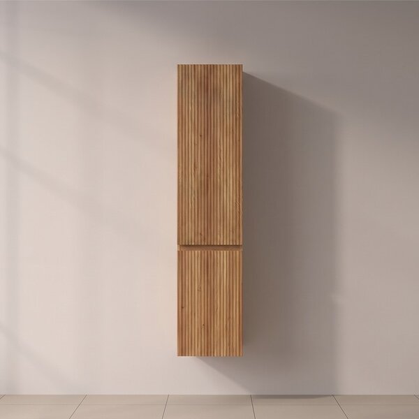 Colonna bagno sospesa cannettata 150 cm | KAM-NORTH-150 - KAMALU