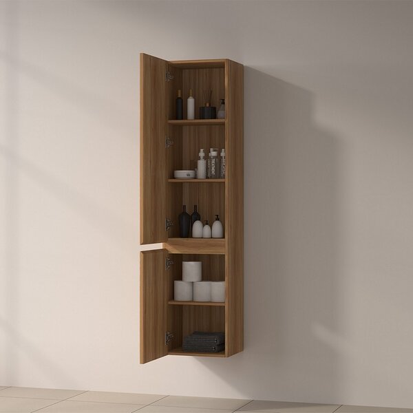 Colonna bagno sospesa cannettata 150 cm | KAM-NORTH-150 - KAMALU