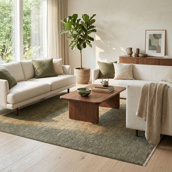 Tappeto verde scuro 160x230 cm Puro - ESTE