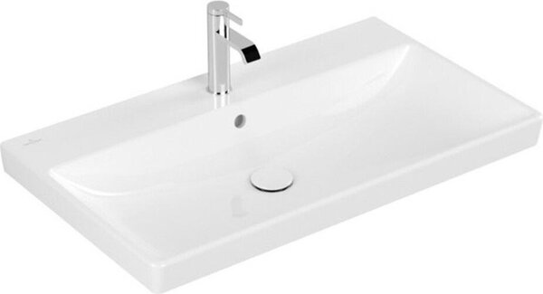 Villeroy & Boch Avento lavabo armoire, 1 trou pour robinet, avec trop-plein, 800x470mm, 415680R1, 415680R1