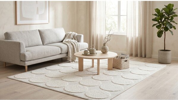 Tappeto crema 120x170 cm Bubble - ESTE