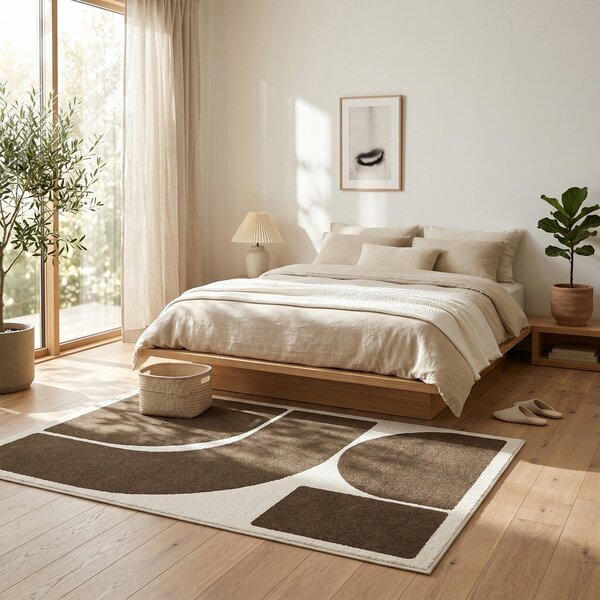 Tappeto marrone/crema 160x230 cm Arcade - ESTE
