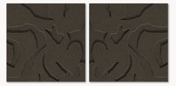 Set di 2 pannelli fonoassorbenti componibili Soft Embrace 1+2