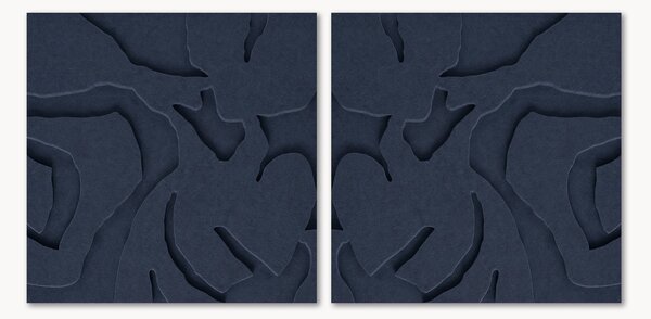 Set di 2 pannelli fonoassorbenti componibili Soft Embrace 1+2