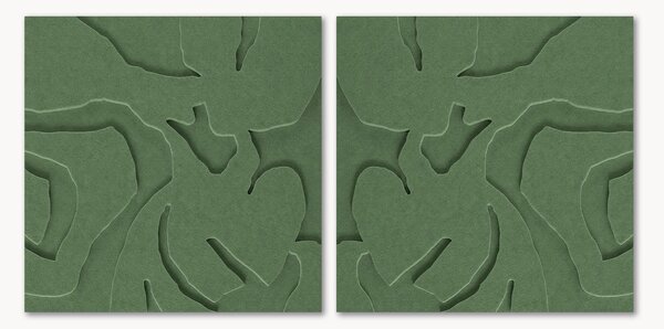 Set di 2 pannelli fonoassorbenti componibili Soft Embrace 1+2