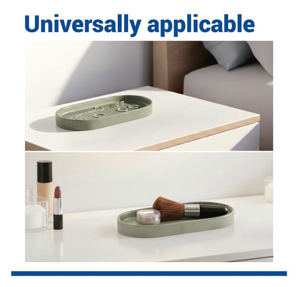 Organizer da bagno verde in ceramica Fablo – Wenko