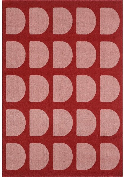 Tappeto rosso/rosa 160x230 cm Pomegranate - ESTE