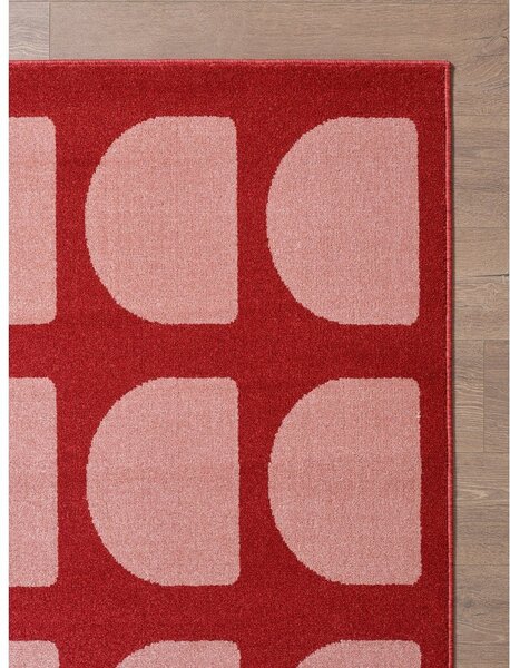 Tappeto rosso/rosa 160x230 cm Pomegranate - ESTE