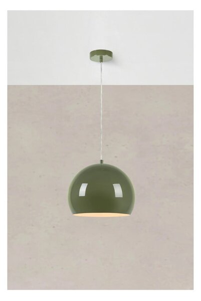 Lampadario verde con paralume in metallo ø 28 cm Pop – Markslöjd