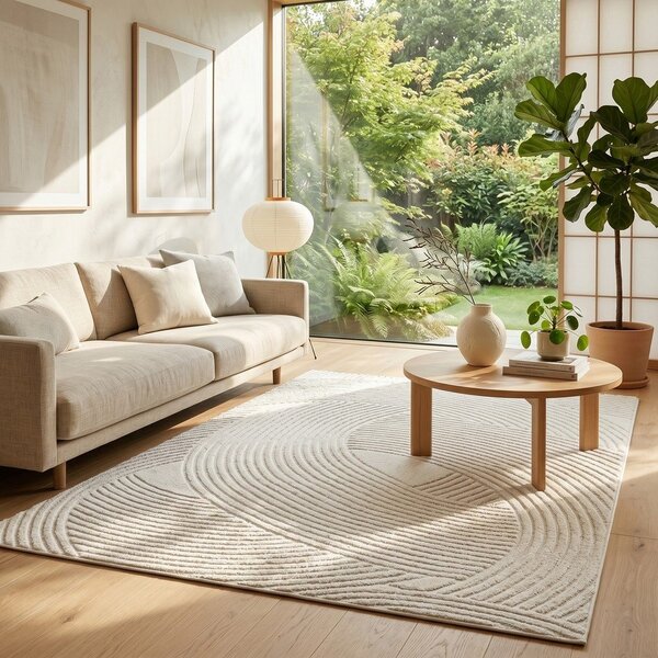 Tappeto crema 120x170 cm Zephyr - ESTE