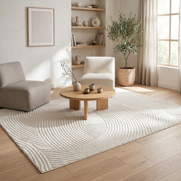 Tappeto crema 120x170 cm Zephyr - ESTE