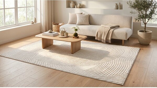 Tappeto crema 120x170 cm Zephyr - ESTE