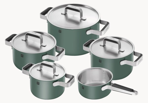 Batteria di pentole in acciaio inossidabile Pure 5 pz