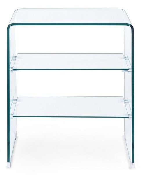 Tavolino in vetro 40x50 cm Iride – Bizzotto