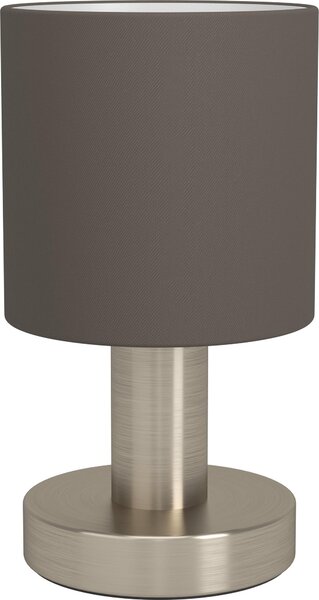 Eglo Lampada da tavolo LED Montetto acciaio, cappuccino
