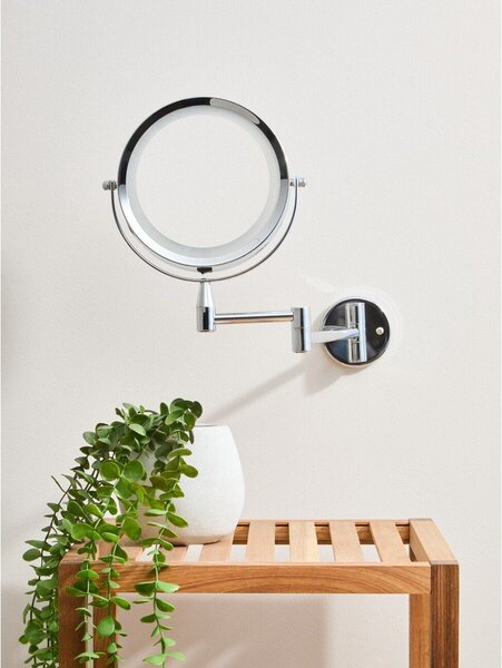 Specchio per make-up con illuminazione/con ingrandimento (con ingrandimento 2x) 18x29 cm Cassini – Premier Housewares