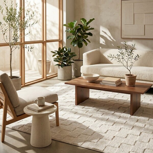 Tappeto crema 120x170 cm Mosaic - ESTE