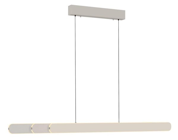Schöner Wohnen 12577-39 - Lampada a sospensione dimmerabile su cavo ADRIANA 2xLED/24W/230V grigia