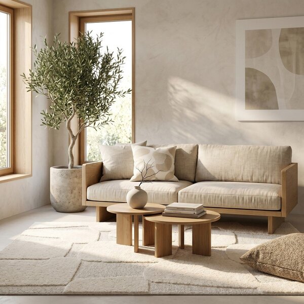Tappeto crema 120x170 cm Cairo - ESTE