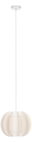 Lampada a sospensione Lindby, Winslow, dimmerabile, Bianco, Soggiorno, Plastica, Scandinavo