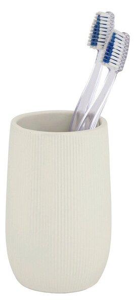 Portaspazzolino color crema in ceramica Fablo – Wenko