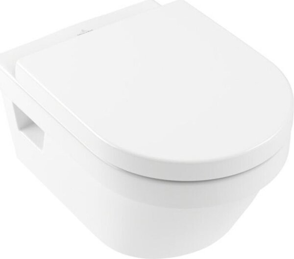 Villeroy & Boch Architectura WC à fond creux, suspendu, DirectFlush, 370x530mm, blanc, 5684R0R1, 5684R0R1