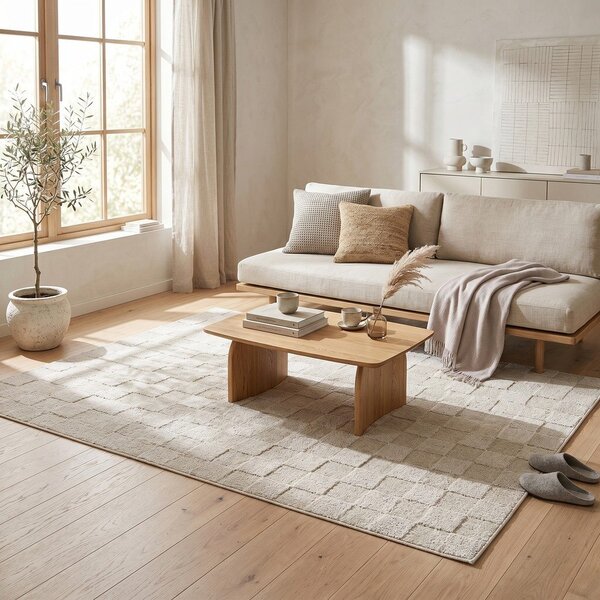 Tappeto beige 120x170 cm Mosaic - ESTE
