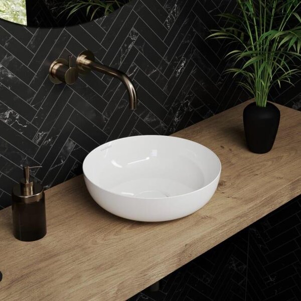 Lavabo da appoggio Kaldewei MIENA, modello 3193, diametro 31 cm