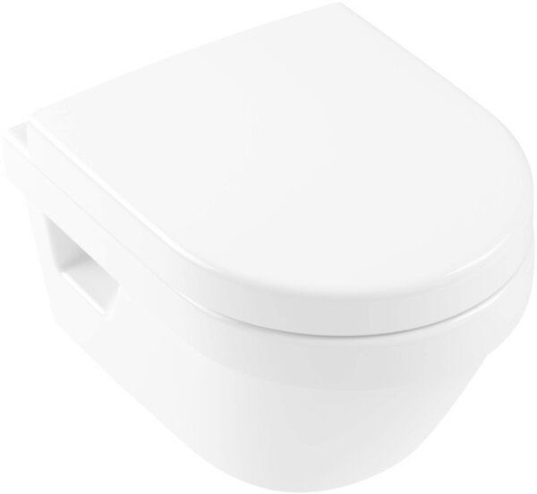 Villeroy & Boch Architectura Combi-Pack Wash-down WC avec siège WC, White Alpine, 4687HRR1, 4687HRR1