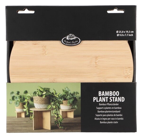 Supporto per fiori in bambù ø 25 cm (altezza totale 19,5 cm) – Esschert Design