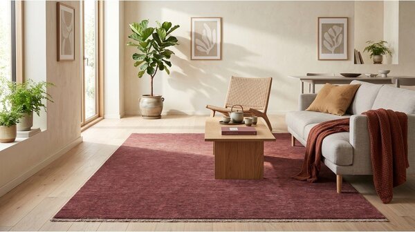 Tappeto bordeaux 160x230 cm Puro - ESTE