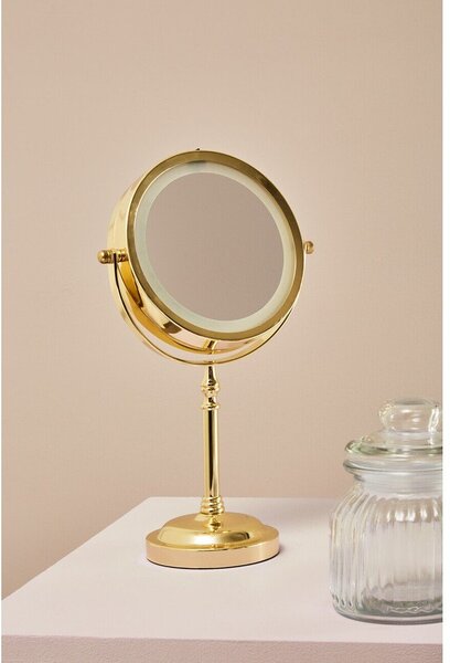 Specchio per make-up con illuminazione/con ingrandimento (con ingrandimento 2x) ø 15 cm Cassini – Premier Housewares