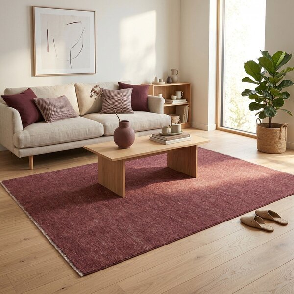 Tappeto bordeaux 160x230 cm Puro - ESTE