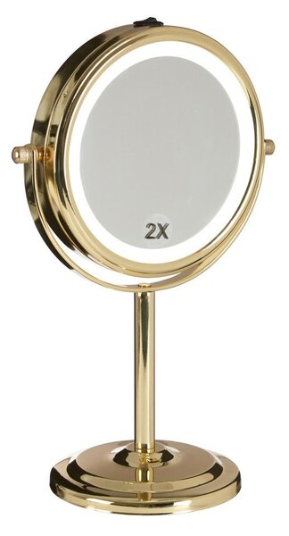 Specchio per make-up con illuminazione/con ingrandimento (con ingrandimento 2x) ø 15 cm Cassini – Premier Housewares