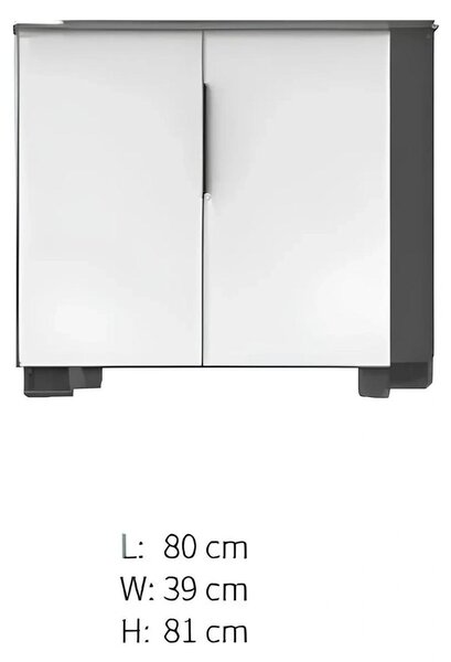 Armadio bianco Mobili in legno Scaffali di stoccaggio Armadio a muro Mobili per ufficio Armadi in legno