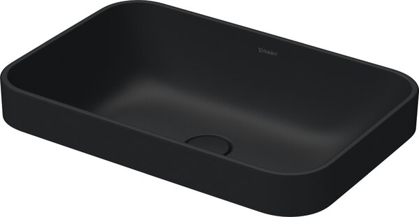 Duravit Happy D.2 Plus Évier à poser, 600x400 mm, rectifié, sans trop-plein, sans trou de robinet établi, 23596013001, 23596013001