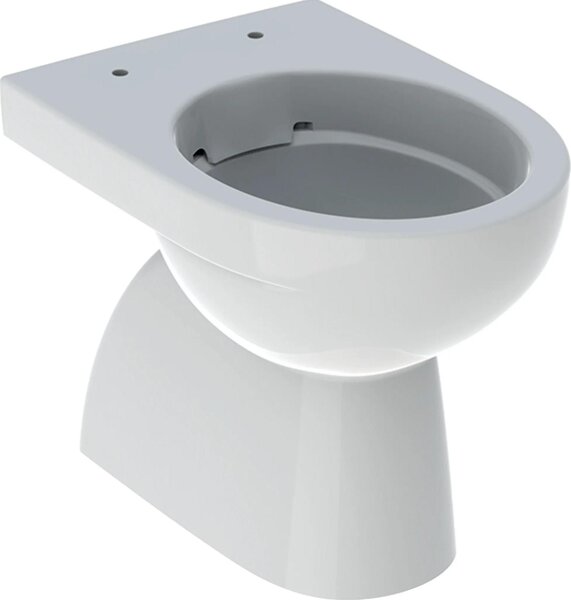 Geberit Renova WC au sol, chasse deau basse, sortie verticale, forme partiellement fermée, Rimfree, 500.399.01.2, 500.399.01.2
