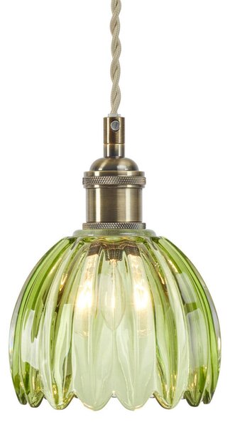 Lampada a sospensione Markslöjd, Gotta, Bronzo / Ottone anticato, Soggiorno, Vetro