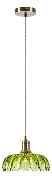 Lampada a sospensione Markslöjd, Kurage, dimmerabile, Verde, Cucina, Vetro