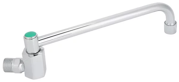 Rubinetto da cucina semiautomatico in lega di rame, montato a parete, ruotabile a 360 gradi (25 cm)